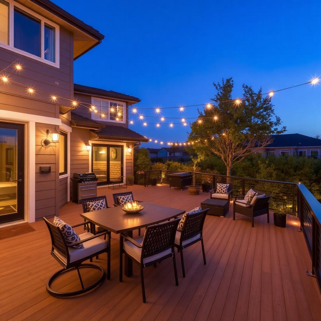 Backyard deck & patio, Union City